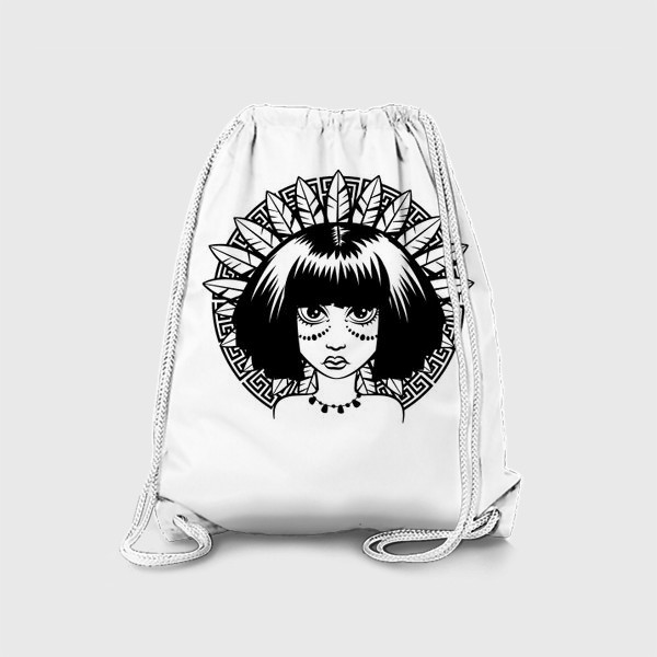 Рюкзак «Девочка с перьями»