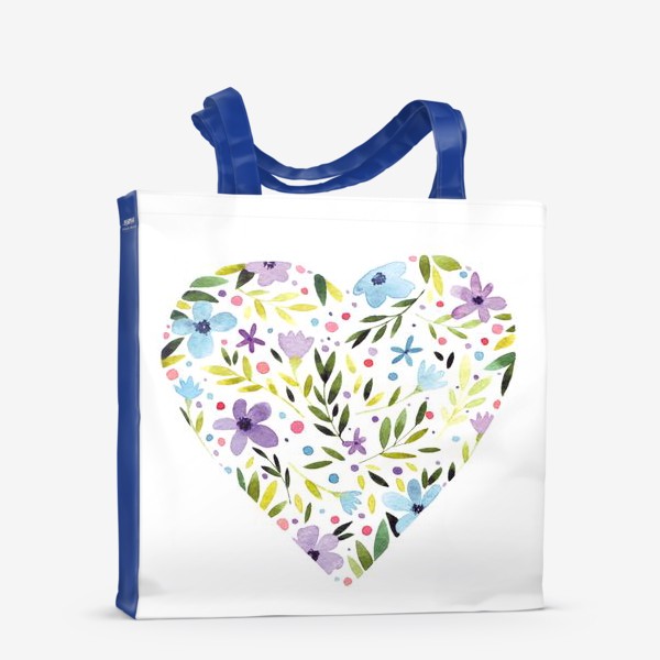 Сумка-шоппер «Цветочное Сердце»