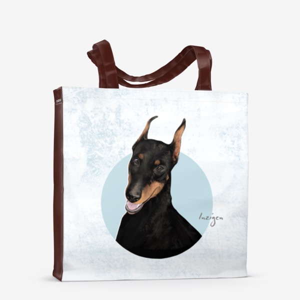 Сумка-шоппер «Символ года: собака (доберман)»