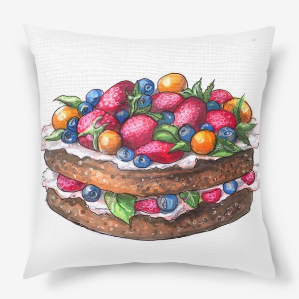 Подушка «Пирог с ягодами»