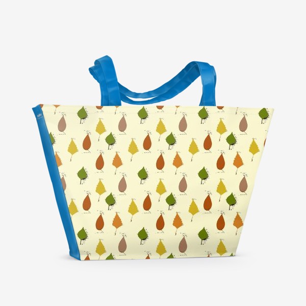 Пляжная сумка «Осенние листики»