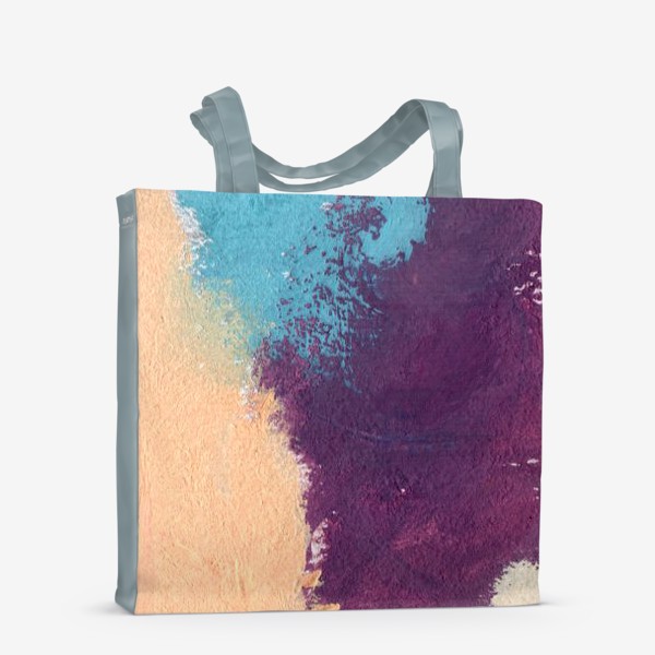 Сумка-шоппер «Абстракция из трех цветов/ Purple Abstraction»