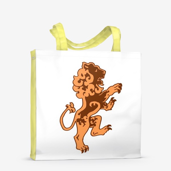 Сумка-шоппер «Оранжевый лев»