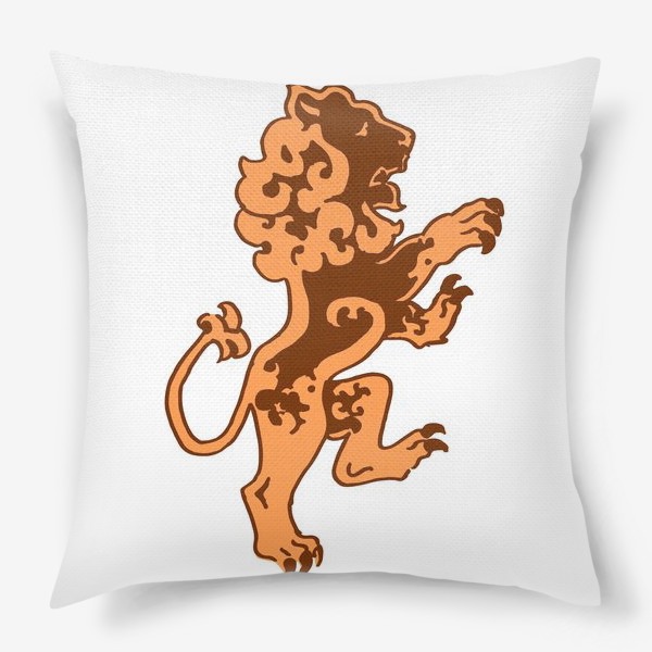 Подушка «Оранжевый лев»