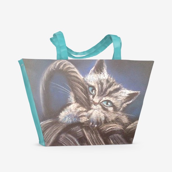Пляжная сумка «"Нежный котёнок"»