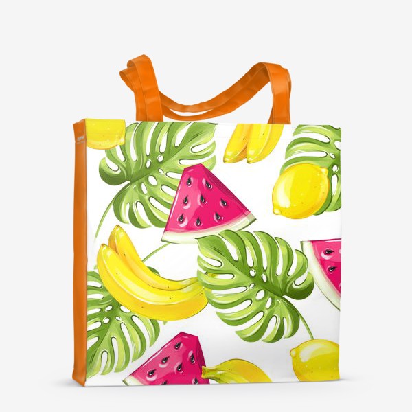 Сумка-шоппер «тропические фрукты»