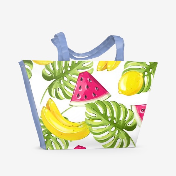 Пляжная сумка «тропические фрукты»