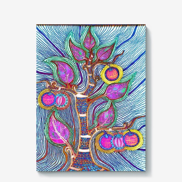 Холст «Психоделическое дерево»