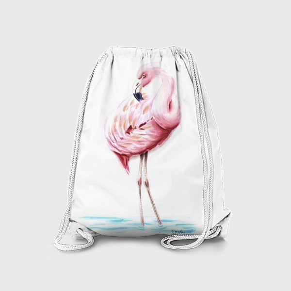 Рюкзак «Птица розовый фламинго»
