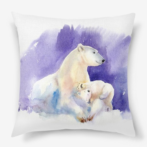 Подушка «Белые Медведи»