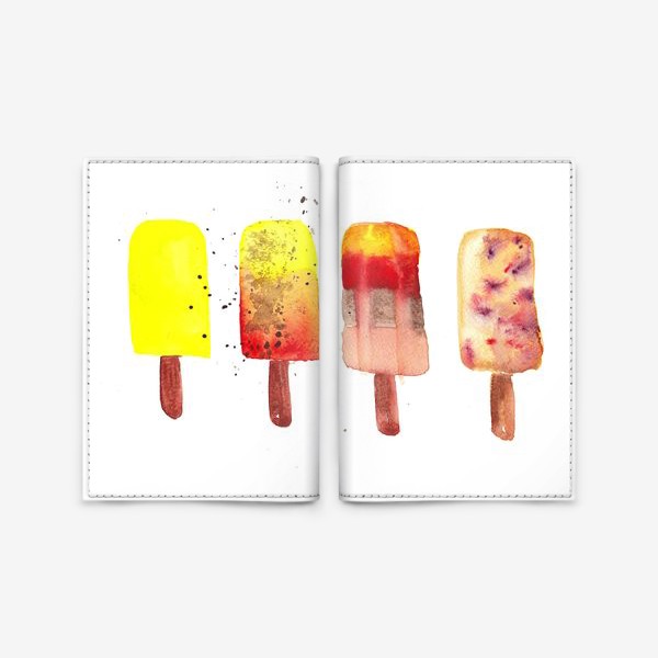 Обложка для паспорта «Мороженое»