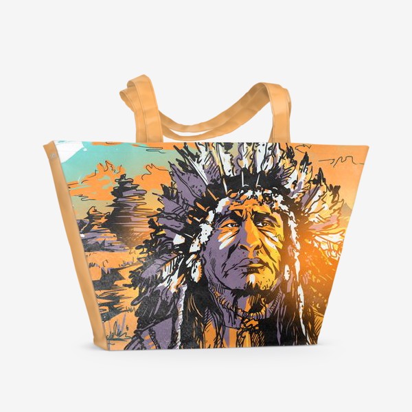 Пляжная сумка «Индеец»
