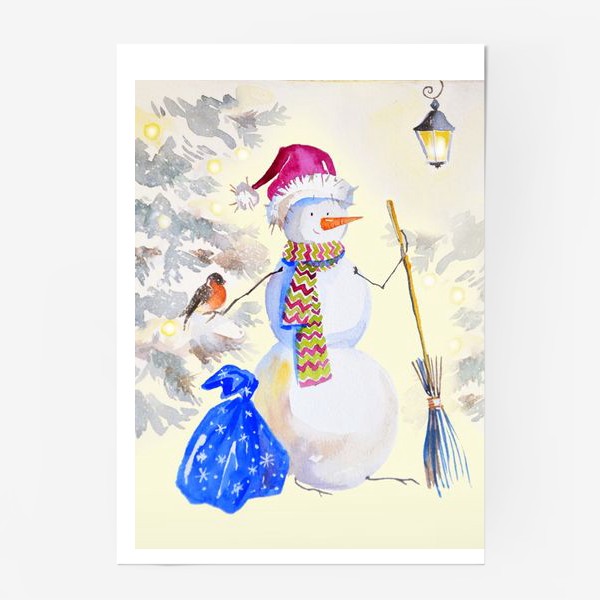 Постер «Снеговик»