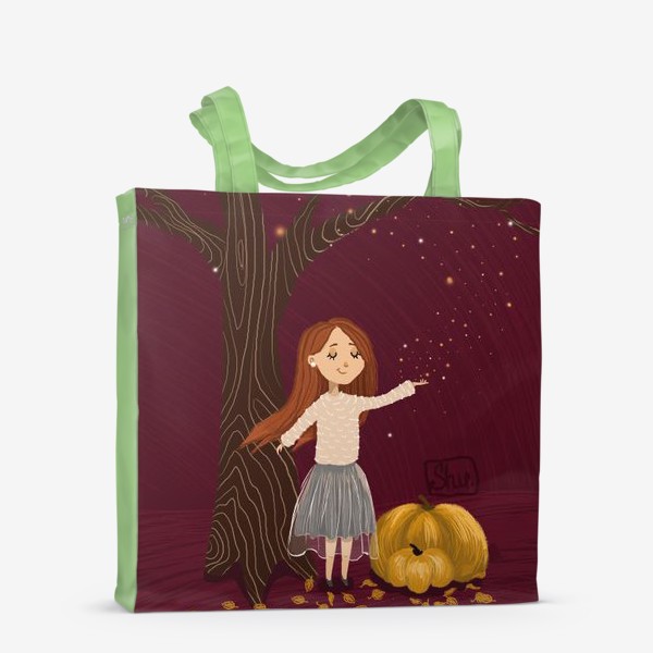 Сумка-шоппер «Девочка Осень»