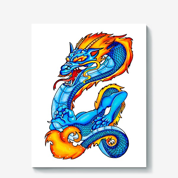 Холст «Китайский дракон»