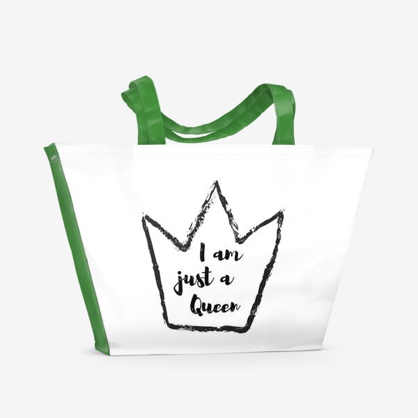 Пляжная сумка «Просто королева»