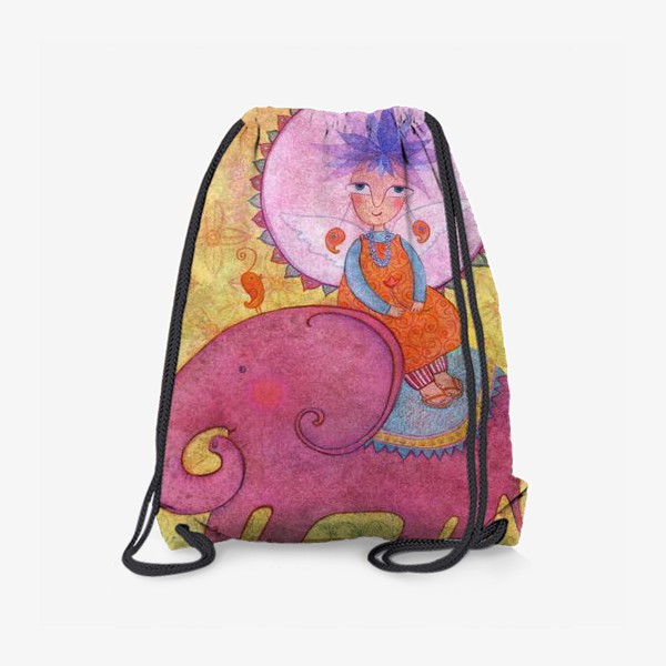 Рюкзак «Ёжи на слоне»