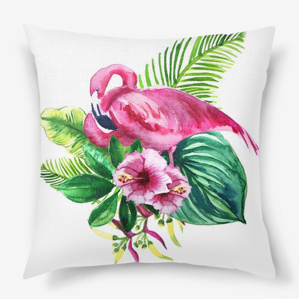 Подушка «Розовый фламинго»