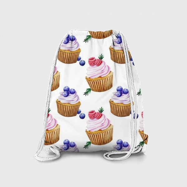 Рюкзак «cupcake кексы мафины на петтерне»