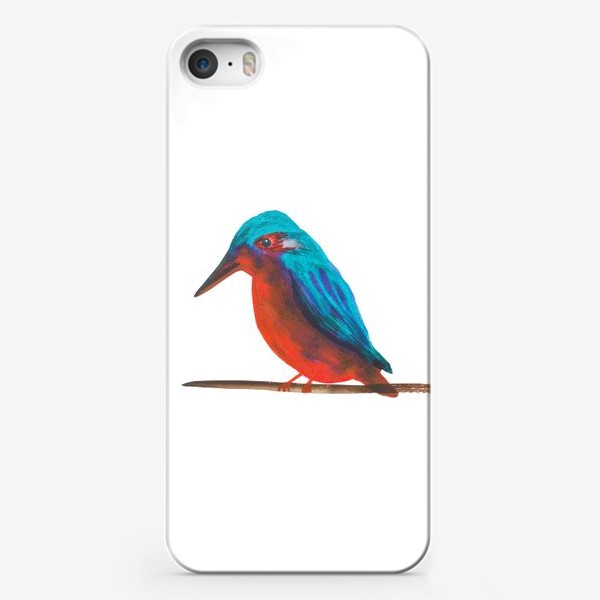 Чехол iPhone «Птица Зимародок»
