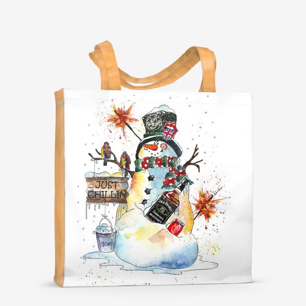 Сумка-шоппер «snowmen»