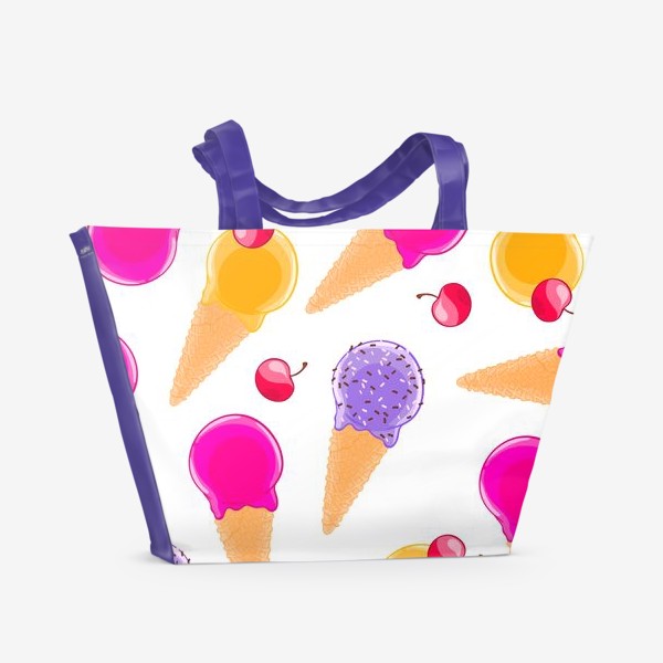 Пляжная сумка «Цветной микс»