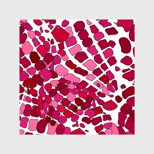 Шторы «Розовый абстрактный узор»