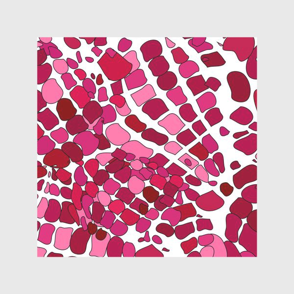 Скатерть «Розовый абстрактный узор»