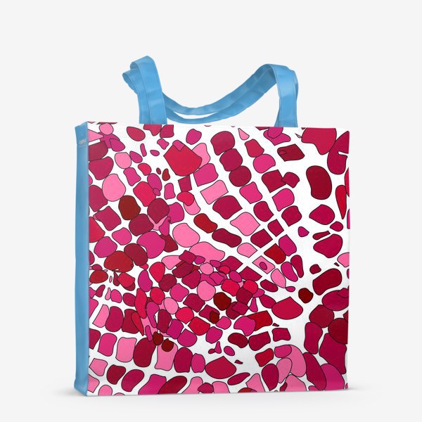 Сумка-шоппер &laquo;Розовый абстрактный узор&raquo;