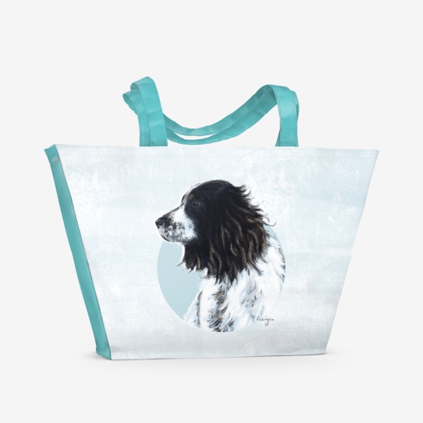 Пляжная сумка &laquo;Символ года. Собака (спаниель)&raquo;