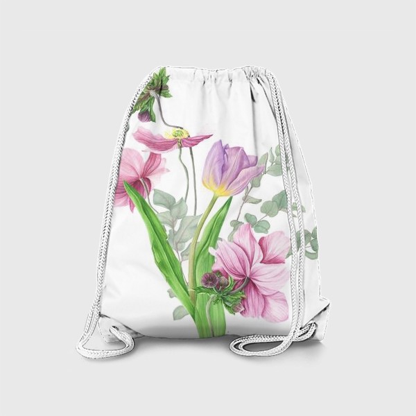Рюкзак «Букет весенних цветов»