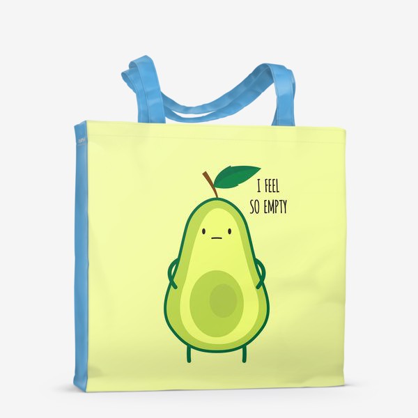 Сумка-шоппер «Грустный авокадо»