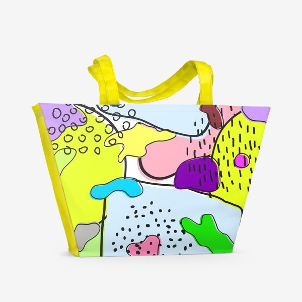 Пляжная сумка &laquo;Цветная абстракция 2&raquo;