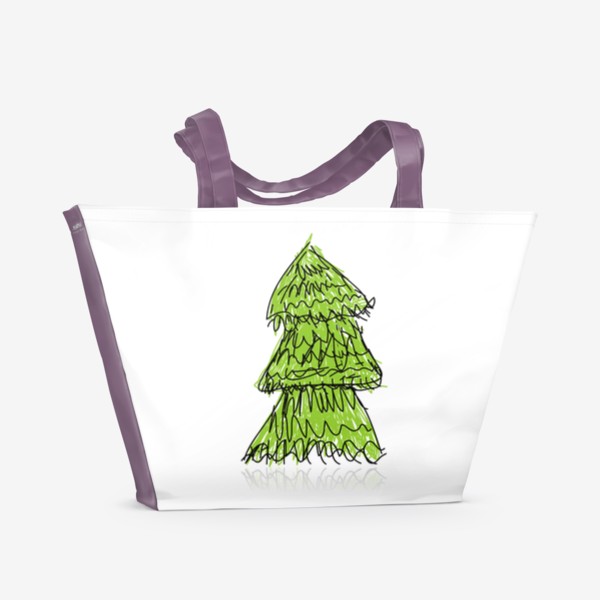 Пляжная сумка «Christmas tree»