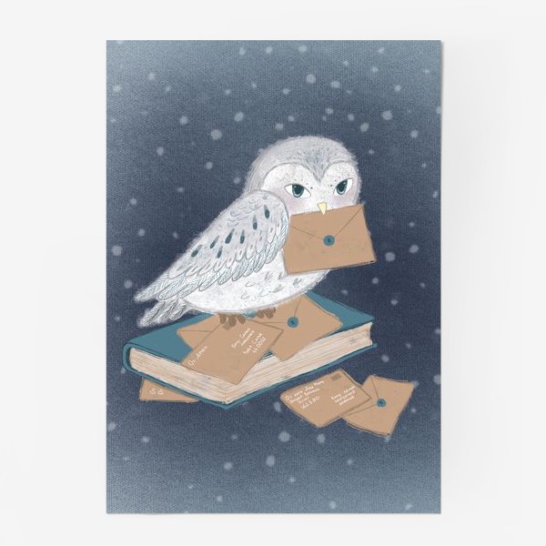 Постер «Новогодняя сова»