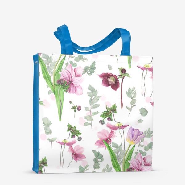 Сумка-шоппер «Нежные весенние цветы»