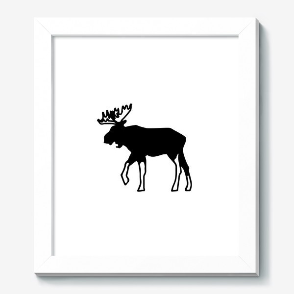 Картина «Лось - символ Скандинавии, символ Аляски»