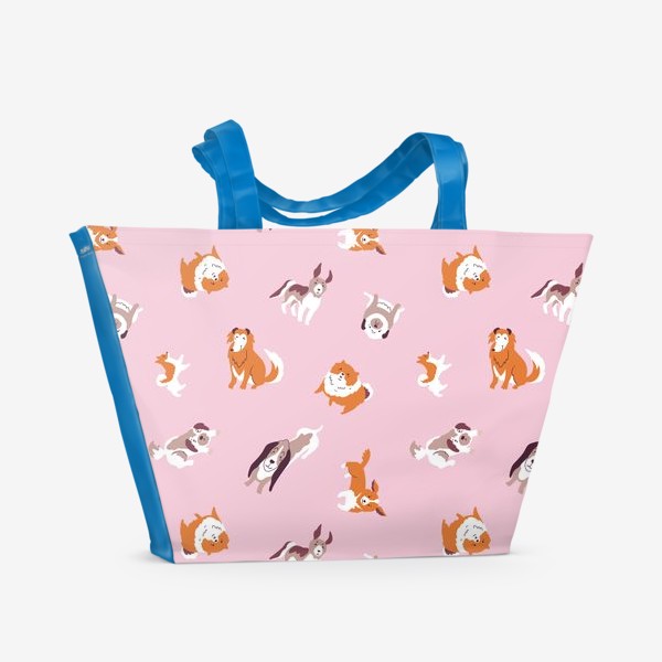 Пляжная сумка «Веселые собачки»