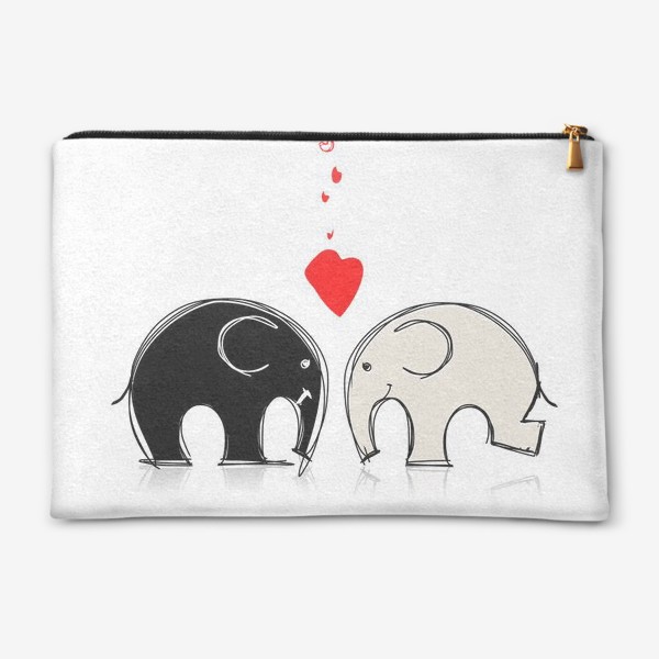 Косметичка &laquo;Elephants in love&raquo;