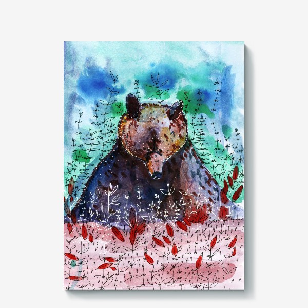 Холст «Добрый медвежонок»