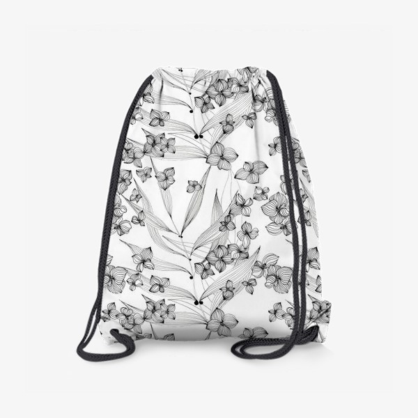 Рюкзак «Листья и цветы гортензии»