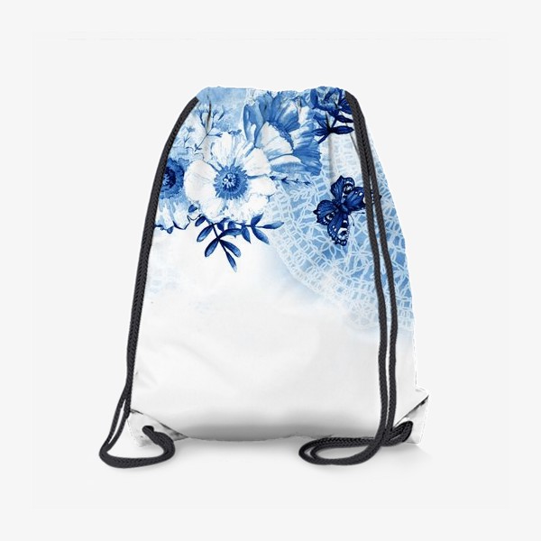 Рюкзак «Зимние кружевные цветы»