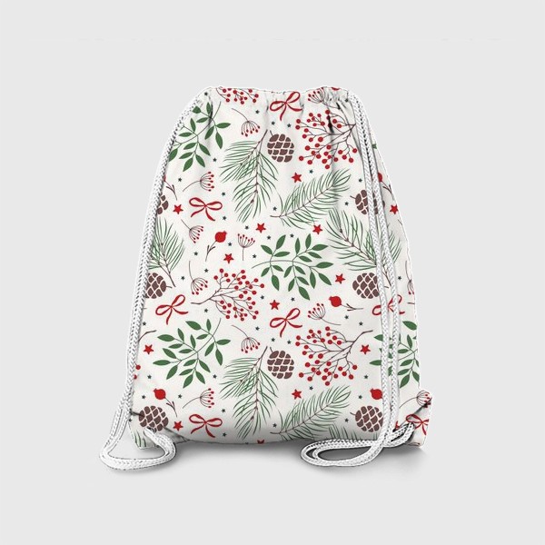 Рюкзак «рождественский паттерн»