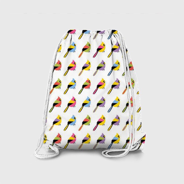 Рюкзак «Разноцветные птички»