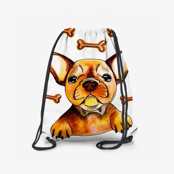 Рюкзак «Собака в мечтах (французский бульдог)»