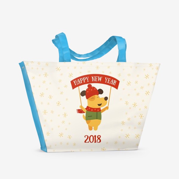 Пляжная сумка «Happy New year»
