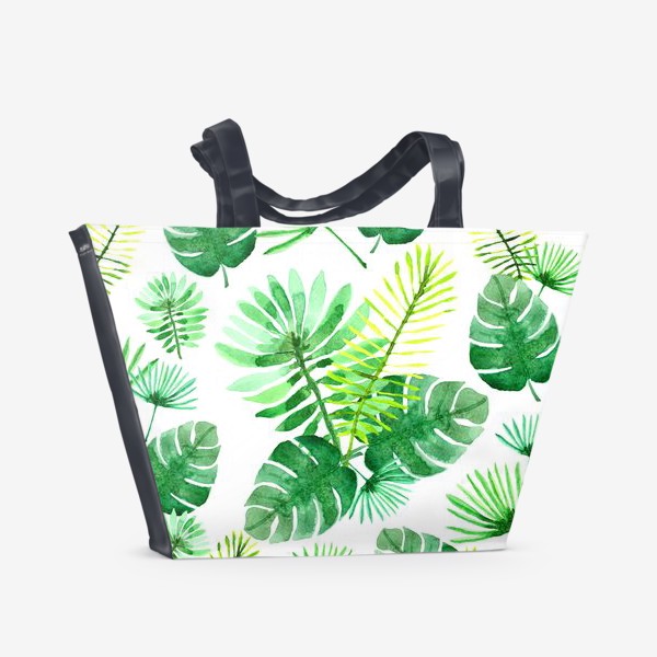 Пляжная сумка &laquo;Тропические листья&raquo;