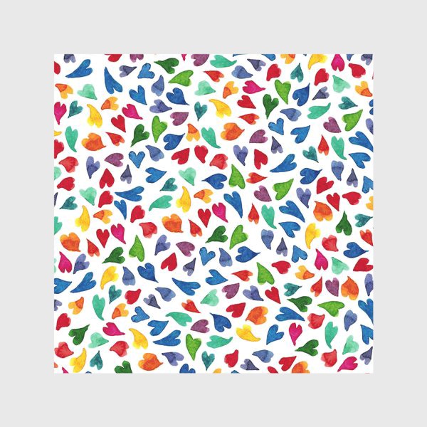 Скатерть «Colorful hearts pattern»