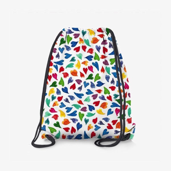 Рюкзак «Colorful hearts pattern»