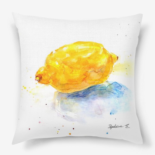 Подушка «Желтый Лимон»
